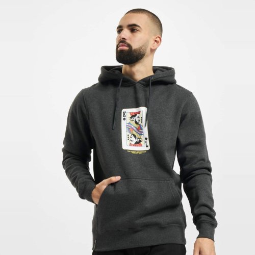Mikina s kapucňou Cayler & Sons King of Spades antracitová
