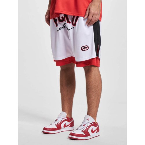 Pánske basketbalové šortky Ecko Unltd. United BBall Short biele