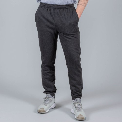 PEAK KNITTED PANTS DK.MELANGE GREY