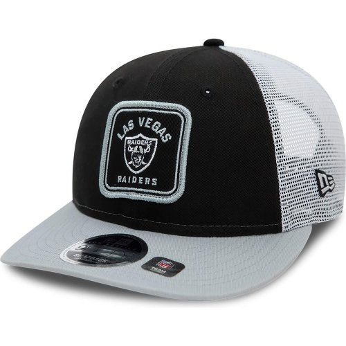 Šiltovka so sieťkou New Era LP950 Las Vegas Raiders NFL Patch Black Low Profile 9FIFTY Snapback Cap čierna