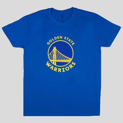 Outer Stuff Nba Primary Logo Ss Tee Golden State Warriors Blue