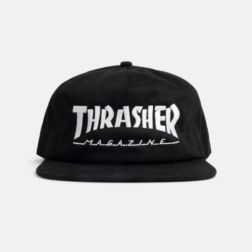 Thrasher Snapback Mag Logo Black/White