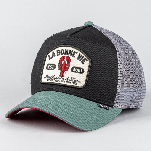 DJINN'S Trucker Cap HFT La Bonne Vie Black/Slate/Grey