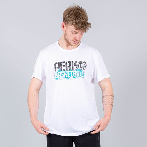 Peak Basketball Round Neck T-Shirt White