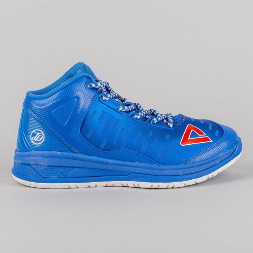 PEAK women basketball shoes (Tony Parker 2) Blue/Red