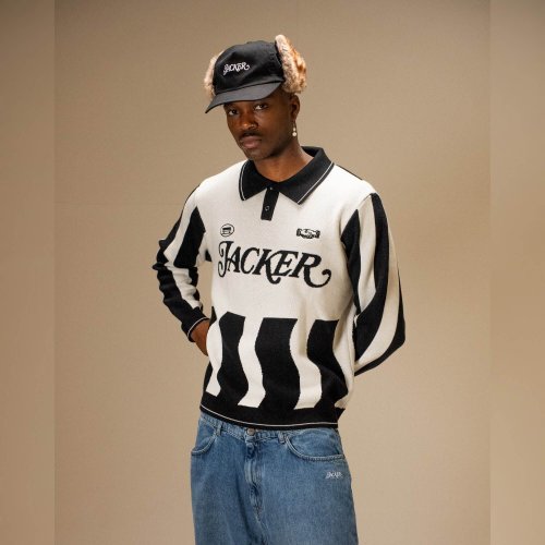 Sveter Jacker Deal Polo Knit béžová