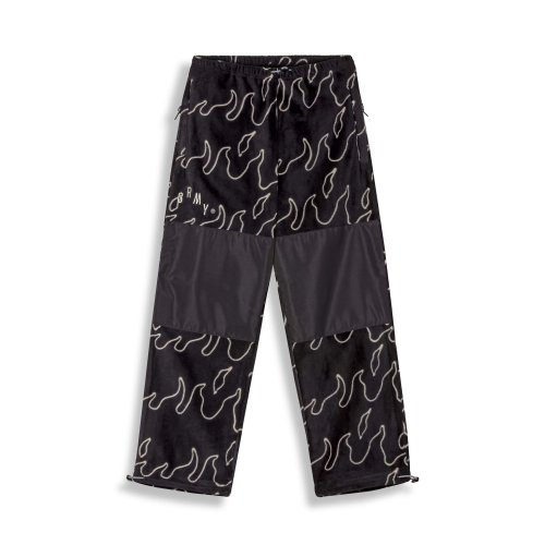 Grimey Wear Voodoo Child Polar Fleece Track Pants Black