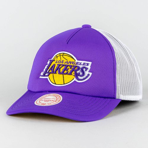 Mitchell & Ness OFF THE BACKBOARD TRUCKER LOS ANGELES LAKERS Purple / White