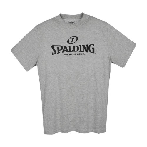 Spalding Logo T-Shirt Grey Melange