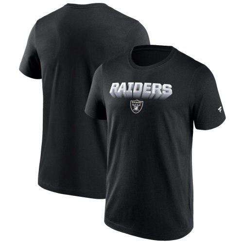 Fanatics NFL Chrome Graphic T-Shirt Las Vegas Raiders Black