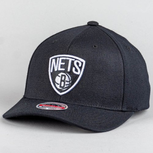 Šiltovka Mitchell & Ness snapback Brooklyn Nets Team Logo High Crown Red čierna