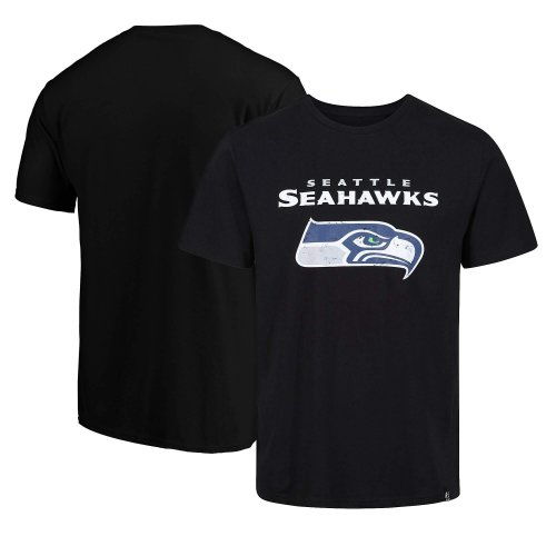 Re:Covered NFL Core Logo T-Shirt Seattle Seahawks Solid Black