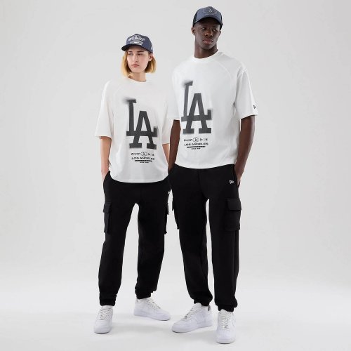 Tričko NEW ERA LA Dodgers MLB Graphic White Boxy T-Shirt biele