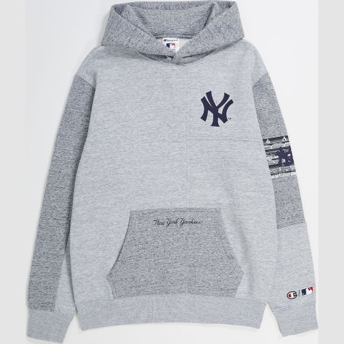 Champion MLB Roc Hooded Sweatshirt Grey