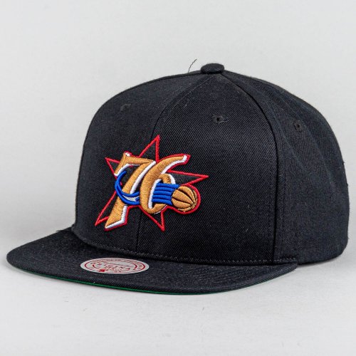 Šiltovka Mitchell & Ness Philadelphia 76ers Team Ground 2.0 Snapback čierna