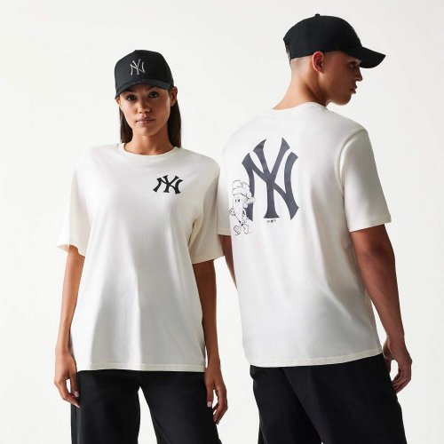 Tričko New Era New York Yankees MLB Food Graphic Open White T-Shirt biele