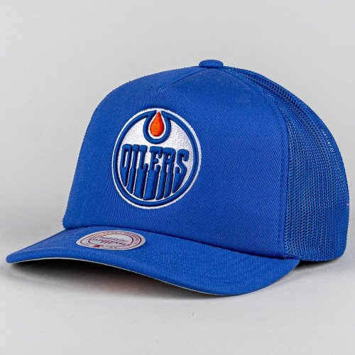 Šiltovka Mitchell & Ness NHL Evergreen Trucker Edmonton Oilers modrá