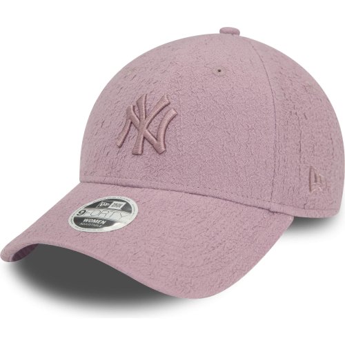 Dámska šiltovka New Era 940W MLB New York Yankees Womens Bubble Stitch Purple 9FORTY Adjustable Cap ružová