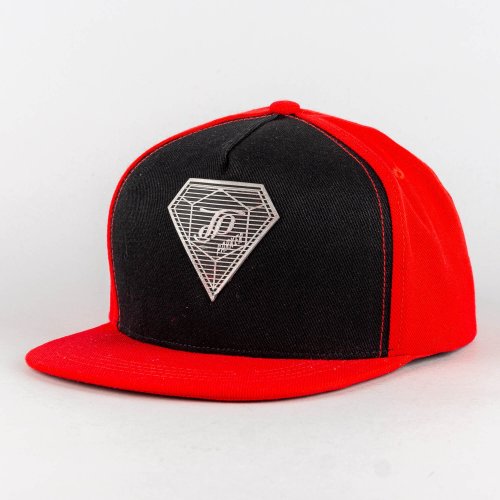 Peak Baseball Caps Black/Red