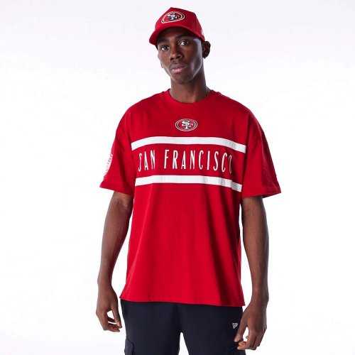 Tričko New Era NFL San Francisco 49ers Drop Shoulder Red Drop Shoulder T-Shirt červené