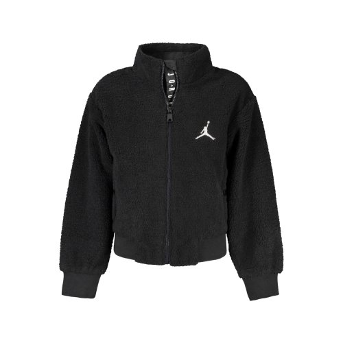 Dievčenská bunda JORDAN Jumpman Sherpa jacket čierna