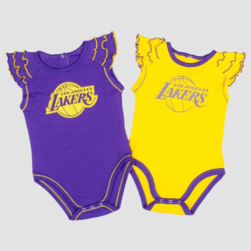 OUTER STUFF SHINING ALL STAR 2PACK CREEPER LOS ANGELES LAKERS Yellow/Purple