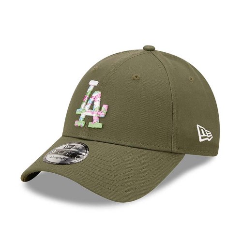 NEW ERA MLB LA Dodgers Seasonal Infill Green 9FORTY Adjustable Cap Green