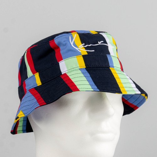 Karl Kani KK Signature Stripe Bucket Hat multicolor