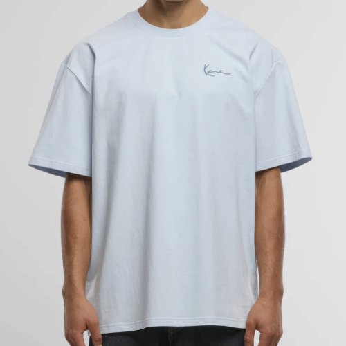 Tričko Karl Kani Signature Oversized T-Shirt bledomodré