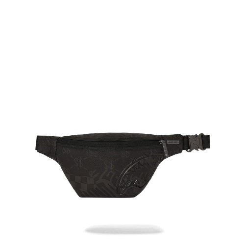 Taška Sprayground 3Am Check Crossbody Black Grey