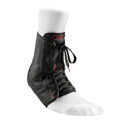 Šnurovacia ortéza na členok McDavid 199 Ankle Brace Lace-Up with Stays čierna