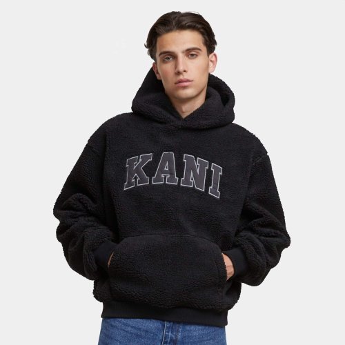 Mikina s kapucňou Karl Kani Comfortable čierna