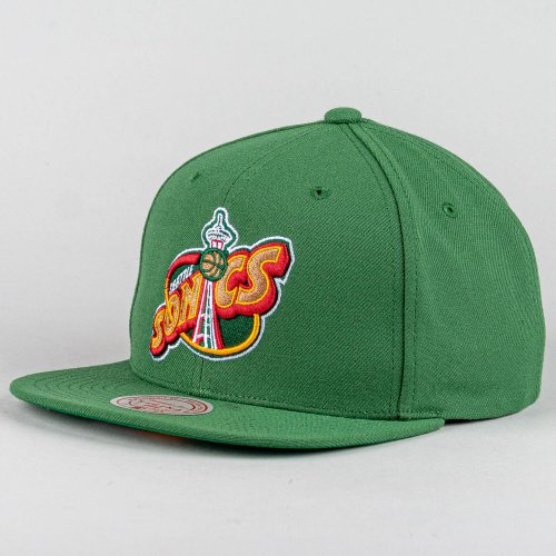 Šiltovka Mitchell & Ness NBA Conference Patch Snapback HWC Seattle Supersonics zelená