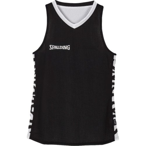 Obojstranné dámske basketbalové tielko Spalding Essential Reversible Tank Top 4HER čierno/biele