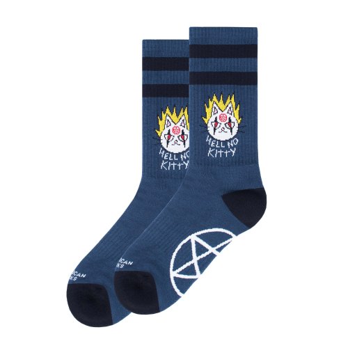 Ponožky American Socks Hell no kitty - Mid High