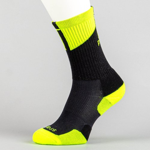 Basketbalové ponožky PEAK Basketball Pro Socks čierno-žlté