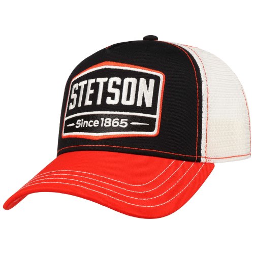 Šiltovka Stetson Trucker Cap Gasoline Red/Black