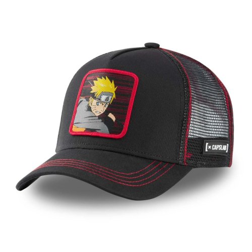 Šiltovka so sieťkou Capslab Trucker Cap Naruto Shippuden čierna