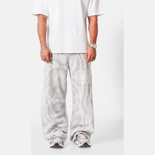 Baggy nohavice Sixth June CAMO Baggy Pants sivé