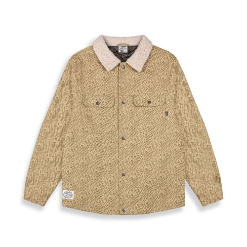 Grimey X Sk8Land Canvas Jacket Brown