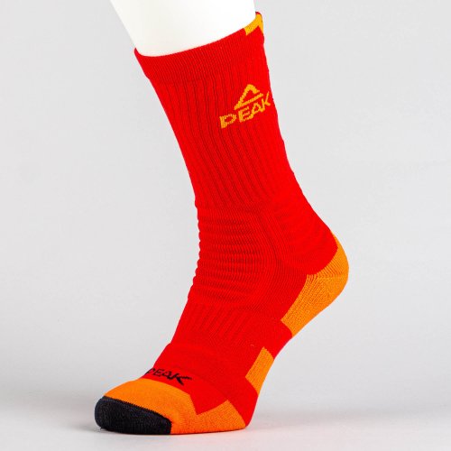 Basketbalové ponožky PEAK Basketball Socks červeno-oranžové