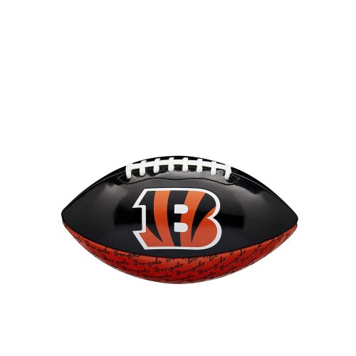 Wilson Mini NFL Team Peewee FB Team CN - Cincinnati Bengals - Black