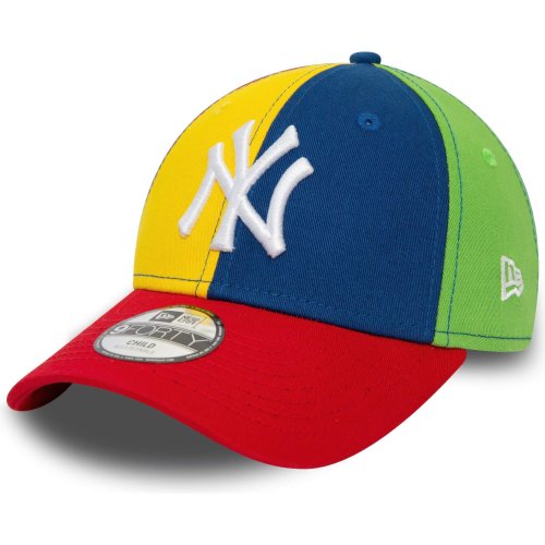 Detská šiltovka New Era 940K New York Yankees Child MLB Block Navy 9FORTY Adjustable Cap viacfarebná