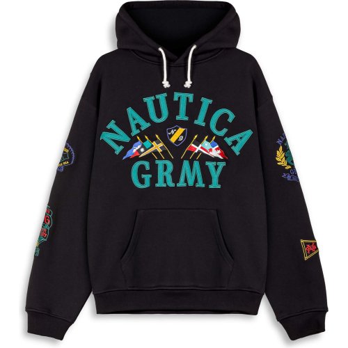 Grimey Wear Mighty Harmonist Nautica X Grmy Vintage Hoodie Black