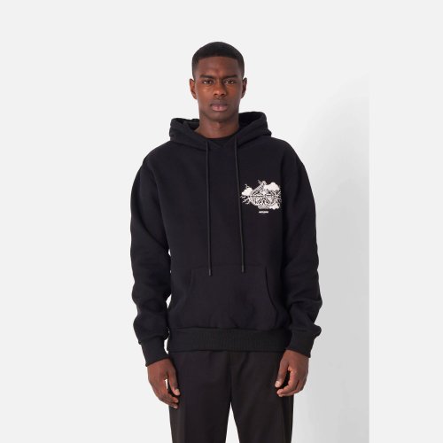 Sixth June As Printed Hoodie Black