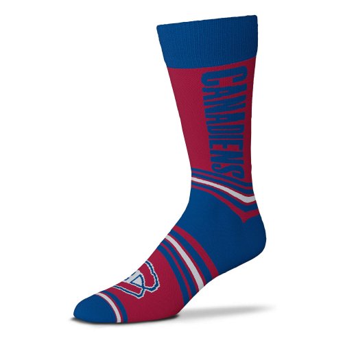 For Bare Feet NHL Graphic Go Team Socks Montreal Canadiens Blue/Red (OSFM - US 5-12 / USW 6-11)