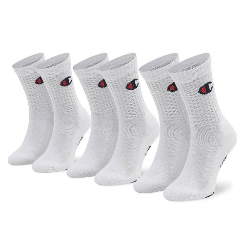 Champion 3pk crew socks White/White/White