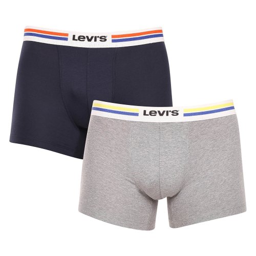 Levis Men Placed Sprtswr Logo Boxer Brief Org 2P Navy Combo