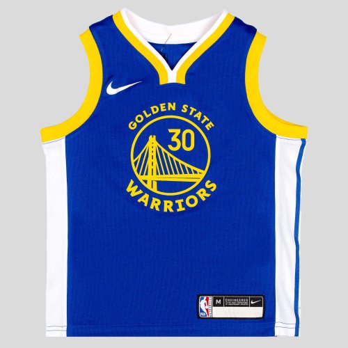 Nike 0-7 Icon Replica Jersey Golden State Warriors Stephen Curry – Nr. 30 Blue/Yellow