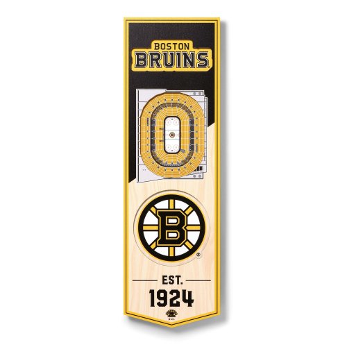 Youthefan NHL 3D Stadium Banner Boston Bruins (15x48 cm)